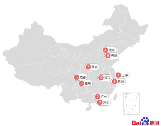 百度地图发布年度拥堵报告：北京人均通勤距离最长