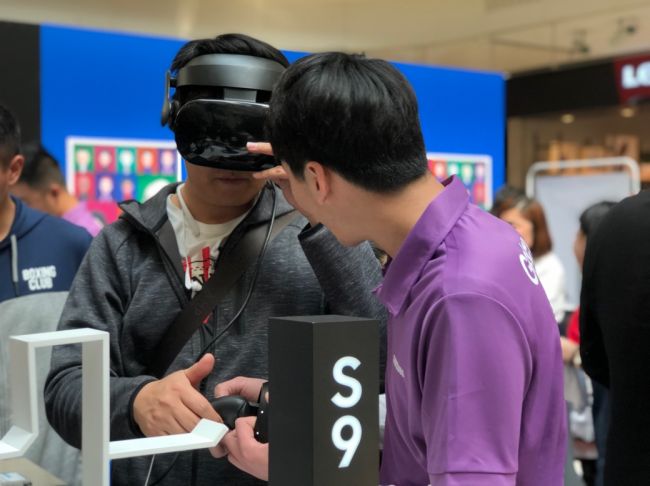 传递正能量 三星Galaxy S9保定站高端体验馆开启